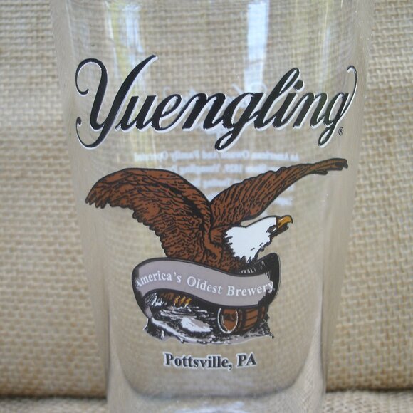 Yuengling Eagle Logo 16 oz Beer Glass - Picture 9 of 14